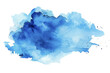 © sergign - A beautiful abstract composition of blue watercolor brush strokes, creating a vivid and artistic splash effect reminiscent of ocean waves and sky.