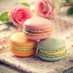 Poster - macarons