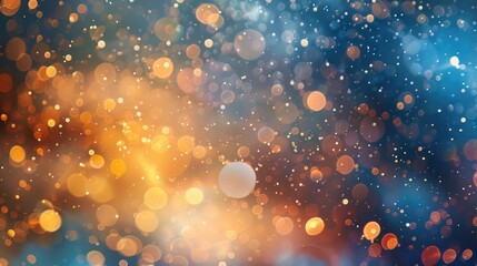 Wall Mural - macro photography of a space themed abstract background