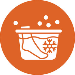 Sticker - Soak Icon glyph circle icon