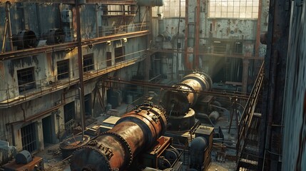 Poster - once served as the heartbeat of industrial progress