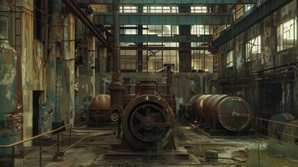 Poster - once served as the heartbeat of industrial progress