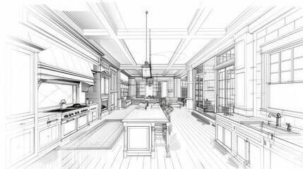 Poster - blueprints for renovation projects include demolition plans, structural modifications, and interior 