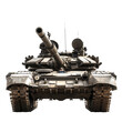 © ceren - military tank isolated on transparent or white background