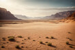 © AstiMak - Desolate Desert Landscape. A lifeless landscape , Where Nature Reigns Untouched by Human Activity and Population