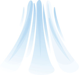 Poster - Abstract background design with blue shapes creating a wavy line effect, perfect for websites, presentations, and more
