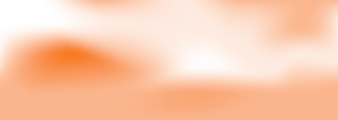 Aufkleber - Orange gradient background. Abstract blurred holographic apricot color gradient creative backdrop. Abstract minimalist orange colore gradation background. Warm yellow vector illustration.