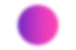 © Emre Akkoyun - Abstract blurry pink purple gradient circle shape noise texture design element