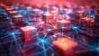 © Anastasija - Blockchain Connections and Communication Between Blocks – Tech Concept