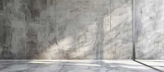 Fototapete - Concrete wall texture in modern loft style with scratch line surface for a copy space image.