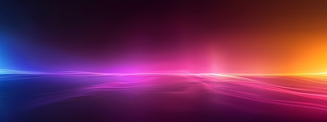 Poster - A solid background of vibrant magenta pink purple abstract gradient colors, layered in a grainy, textured art poster design, with smooth vivid colors swirling through it