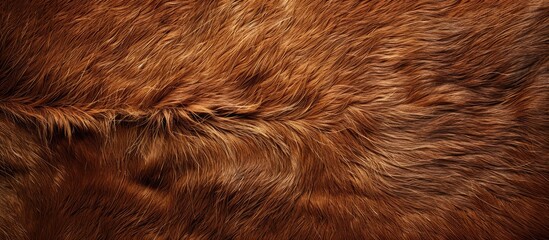 Aufkleber - Close-up brown leather background resembling the unique texture of wild animal hide with copy space image.