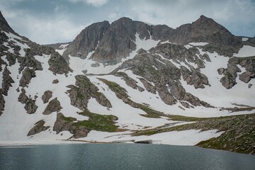 Wall Mural - lake in winter