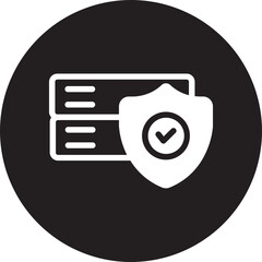 Poster - Data Protection glyph icon