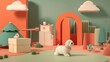 © Saranpong - 3D modeling of a pet subscription box