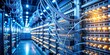 © BrilliantPixels - Server Room Network Infrastructure, data center, server rack, network cables, technology