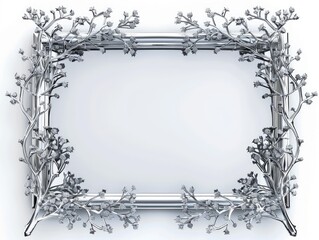 Sticker - frame with flowers