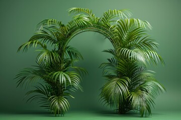 Wall Mural - Tropical Green Archway