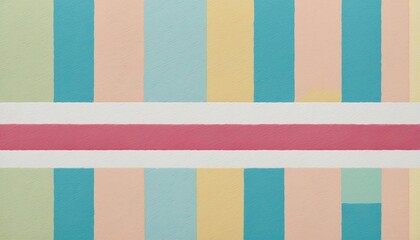 Wall Mural - Modern minimalist geometric stripes and curves in pastel colors seamless pattern design