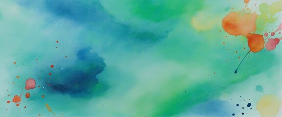 Wall Mural - vibrant watercolor grunge illustration with a splash of abstract texture