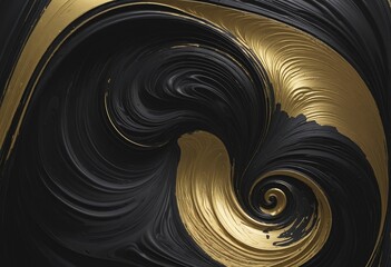 Wall Mural - vibrant swirling burgundy and gold abstract texture pattern