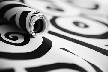 Poster - a stark black and white wallpaper with bold graphic contrast, bold, graphic black and white contrast