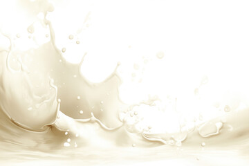 milk splash isolated on white background