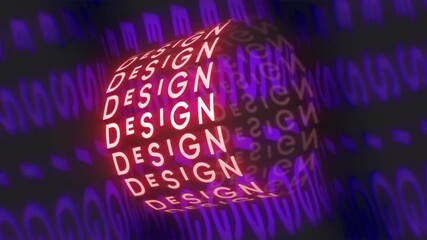 design glow background in action