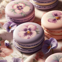 Wall Mural - Macaron Magic: A Symphony of Flavors