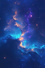 Wall Mural - Stunning Nebula in Outer Space