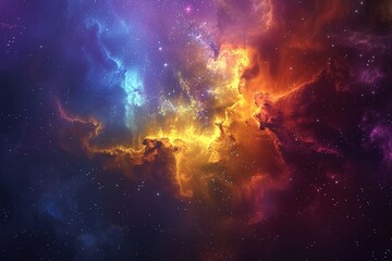 Wall Mural - Stunning Nebula in Outer Space