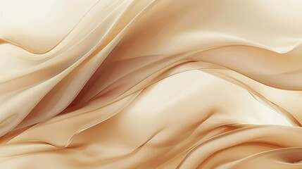 Abstract Background, mesmerizing liquid design with smooth, tonal textures in gradients of warm beige and light brown, capturing the essence of flowing paint with a refined and elegant feel.