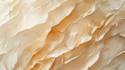 Fototapete - Abstract Background, textured surfaces in a neutral palette with a mix of soft brown and light tan, creating a warm and elegant visual effect with a tactile, smooth quality.