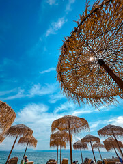 sun umbrella on the beach