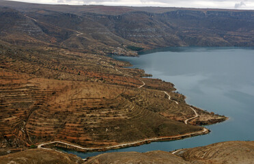 Wall Mural - A view from the Fırat River in Turkey