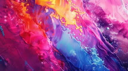 Sticker - Colorful background design concept