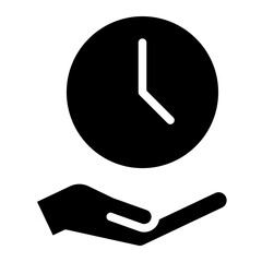 Sticker - save time icon