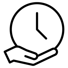 Poster - save time icon