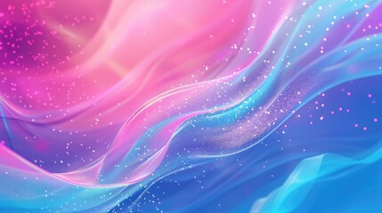 Poster - Vibrant pink and blue gradient background for various design projects