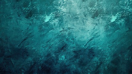 Poster - Textured dark turquoise backdrop with space for message and copy