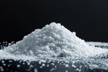 Wall Mural - A picture of a pile of sugar sitting on a table