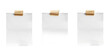 © BOTAHRY DEX - paper message note reminder blank background office business white empty page label adhesive tape
