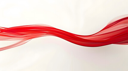 A red wave is shown on a white background