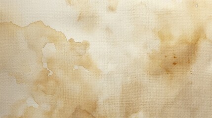 Wall Mural - Detailed image of textured beige watercolor paper background