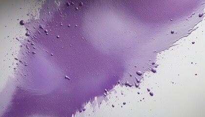 Canvas Print - purple abstract painting on white background