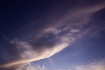 Wall Mural - beautiful sky and clouds at sunset