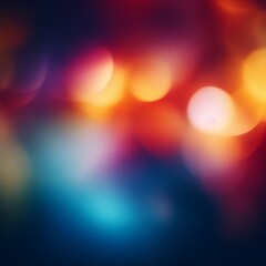 Poster - abstract background with bokeh