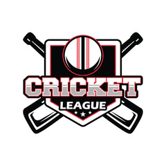 Wall Mural - CRICKET Logo design vector