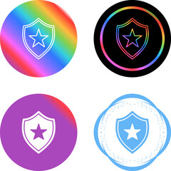 Sticker - Shield Vector Icon