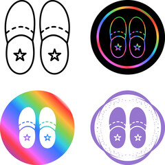 Poster - Slippers Vector Icon